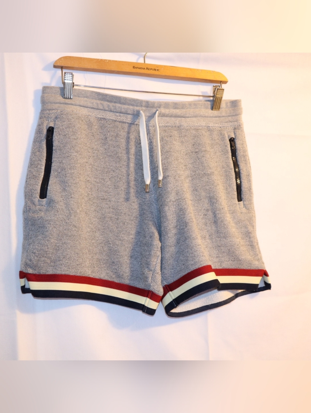 Men's Chubbies The Hook Shots 7" Soft Courtside Grey Shorts Size Small - Picture 3 of 7